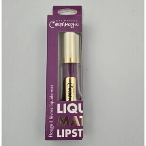 Cherimoya Liquid Matte Lipstick Velvet Queen Deep Grape NEW